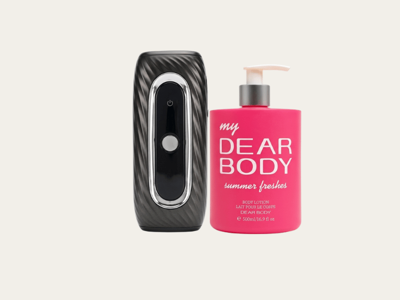 Pack Saglou: depiladora IPL y loción corporal hidratante