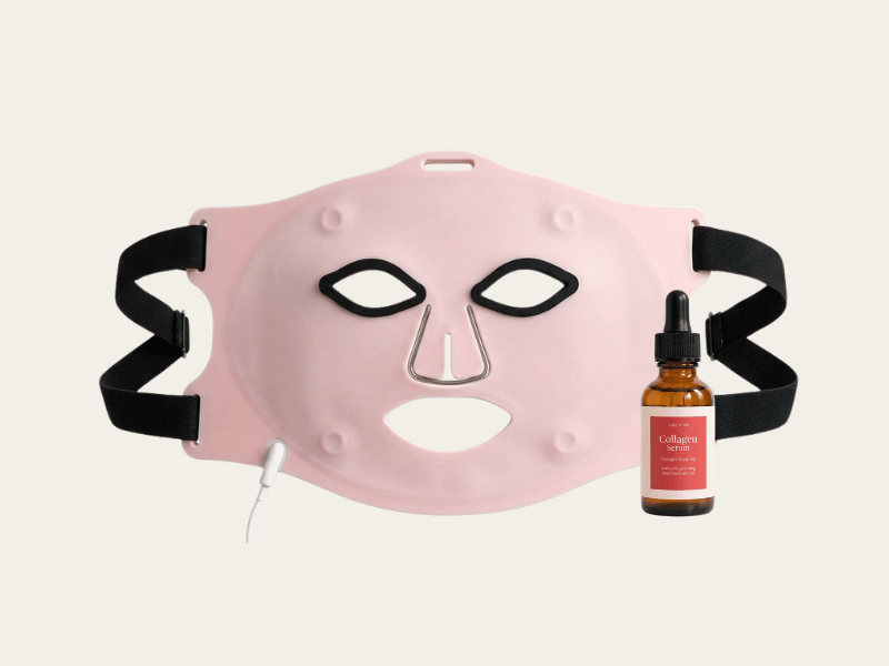 Pack Saglou: máscara LED facial y sérum facial con colágeno