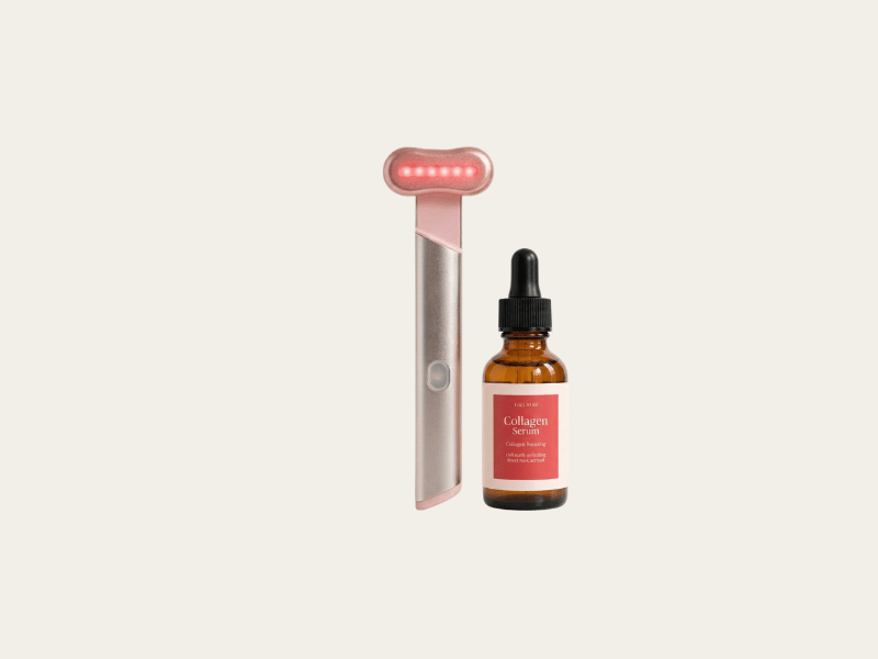 Pack Saglou: tratamiento facial de microcorriente y sérum con colágeno