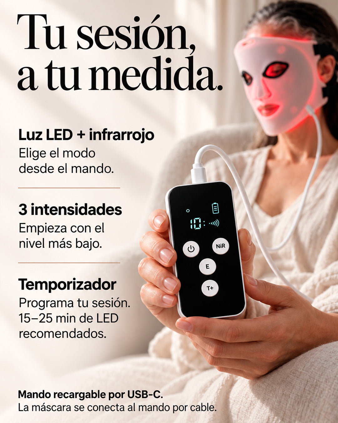 LED Face Mask + Cooling