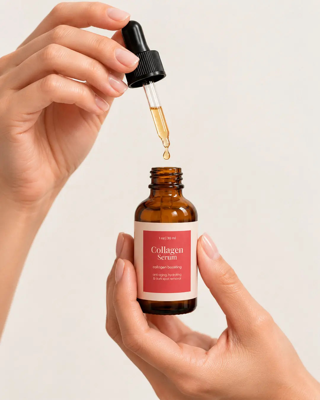 Saglou collagen facial serum to moisturize and improve skin elasticity