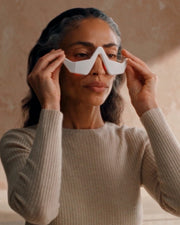 LED glasses with EMS Saglou for eye contour treatment